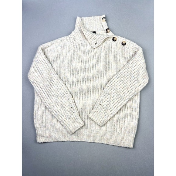 J.CREW Sweaters - J. Crew Women's S Merino Wool Blend Pastel Rainbow Confetti Cozy Knit Sweater